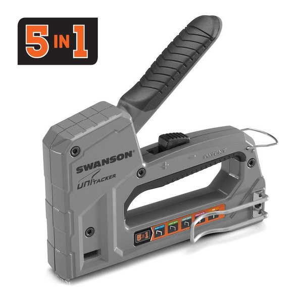 Swanson Tool Unitacker 5-in-1 Staple Gun, includes 500 staples STA865